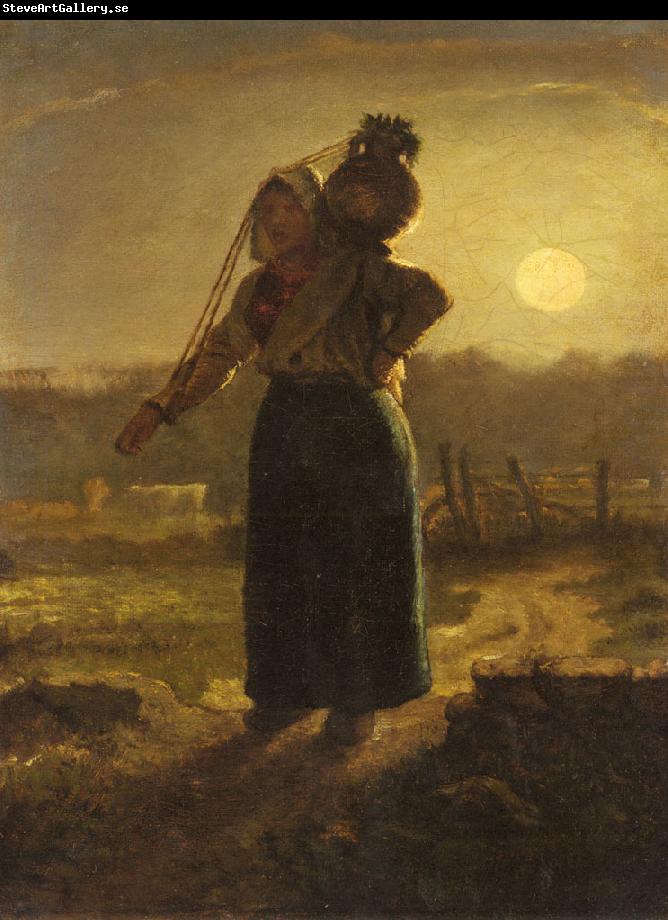 Jean-Franc Millet Norman Milkmaid